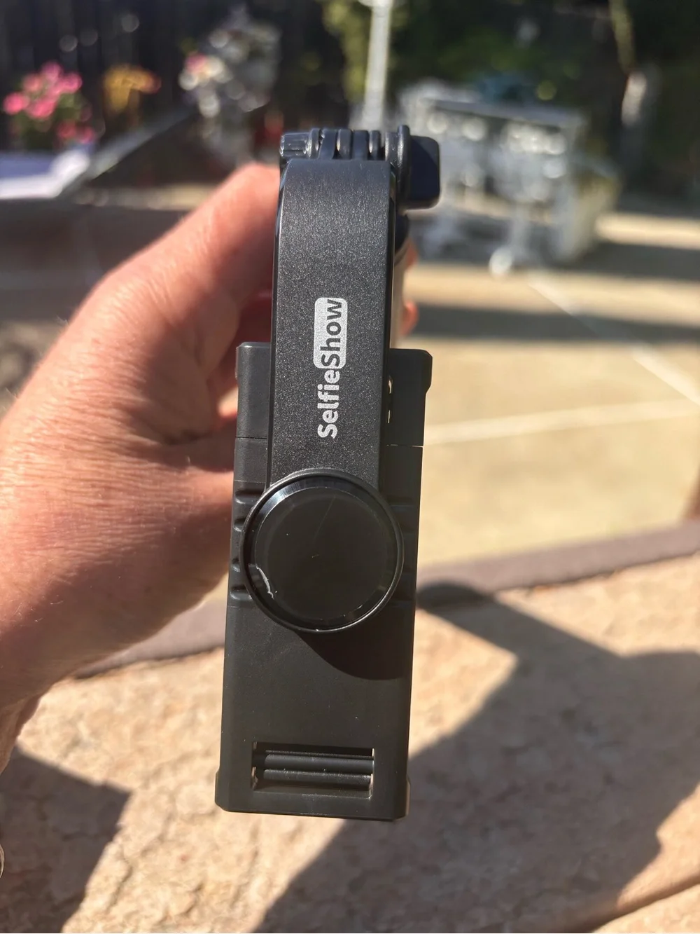 SelfieShow Yellow Selfie Stick Tripod – Compact Phone Mount
